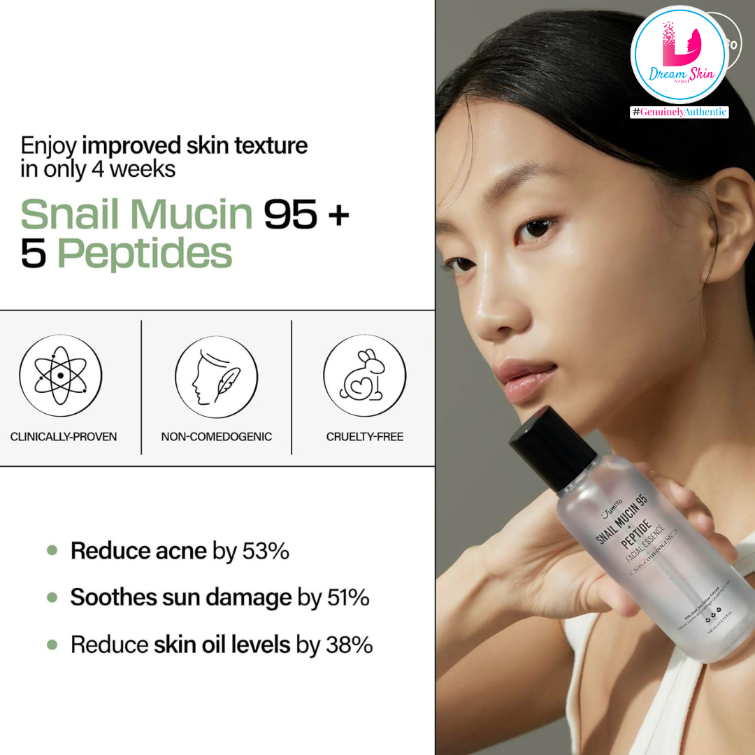 JUMISO Snail Mucin 95 + Peptide Facial Essence [140ml]